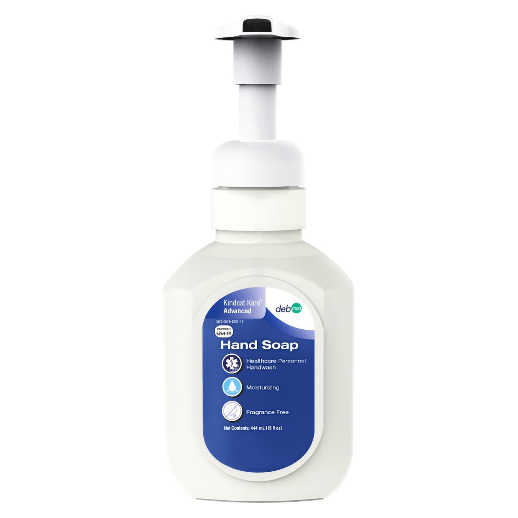 Kindest Kare Advanced Foaming Hand Soap Pump Bottle, 15 oz - Case of 18 - Image 1