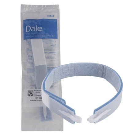 Dale Tracheostomy Tube Holder, Blue Trachea Tube Holder Fits Most Adults - Image 1