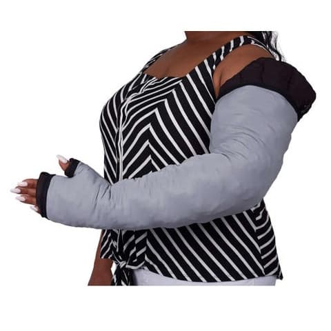Circaid Profile Arm Oversleeve Extra Wide, Gray With Hand, Size 8 - Each - Image 1