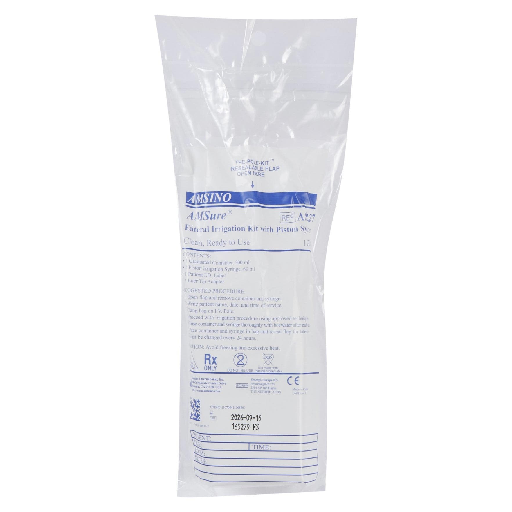 AMSure Piston Irrigation Kit, Non-Sterile - Image 2