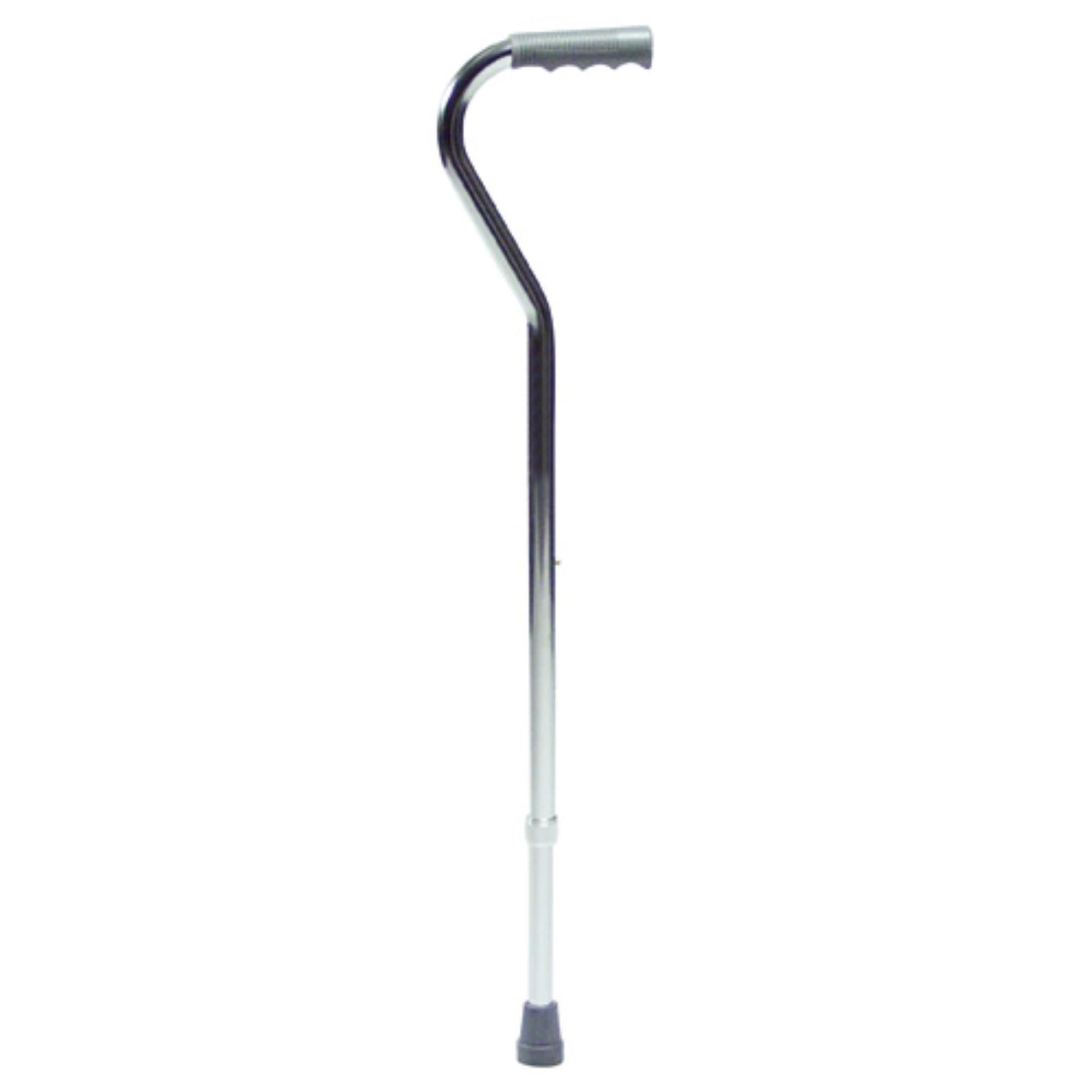 Lumex Aluminum Adjustable Offset Canes with Standard Plastic Grip - Case of 6 - Image 1