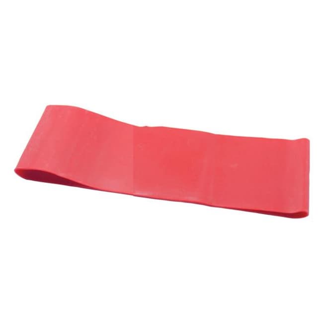 CanDo Band Exercise Loop, 10 Inch Long, Red, light - Box of 10 - Image 1