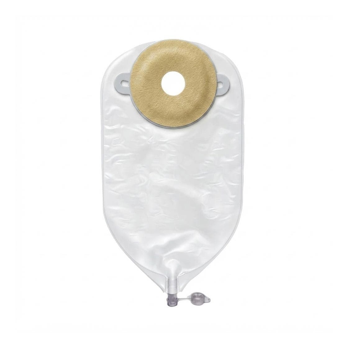 Nu hope adult trim to Fit Urinary Pouch, 1/2 to 7/8 Inch Deep Convex - Box of 10 - Image 1