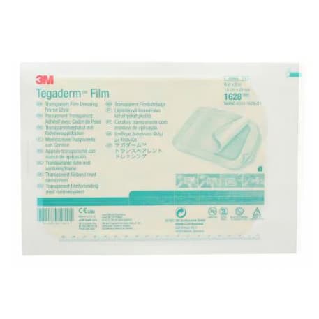 3M Tegaderm Transparent Adhesive Dressing, Frame Style, 6 x 8 Inch - Image 1