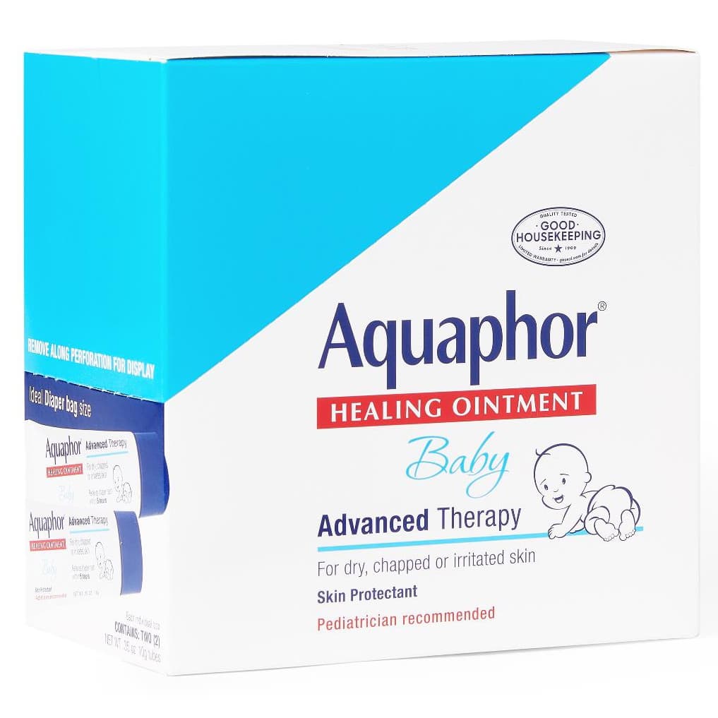 Aquaphor Advanced Therapy Baby Healing Ointment, 0.35 oz Tube - Case of 24 - Image 1