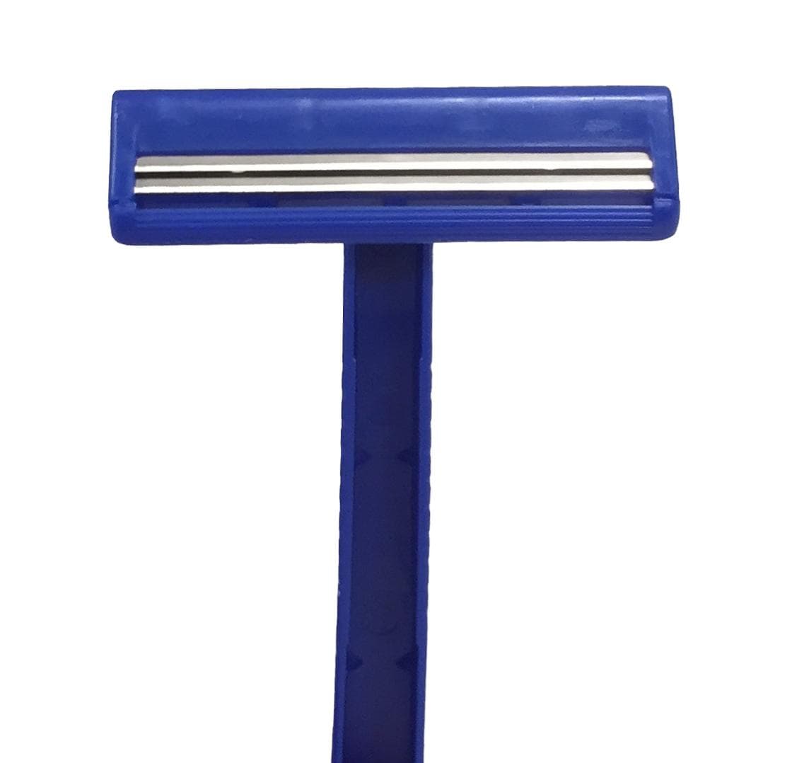 Medline Disposable Facial Razors with Twin Blades - Image 2