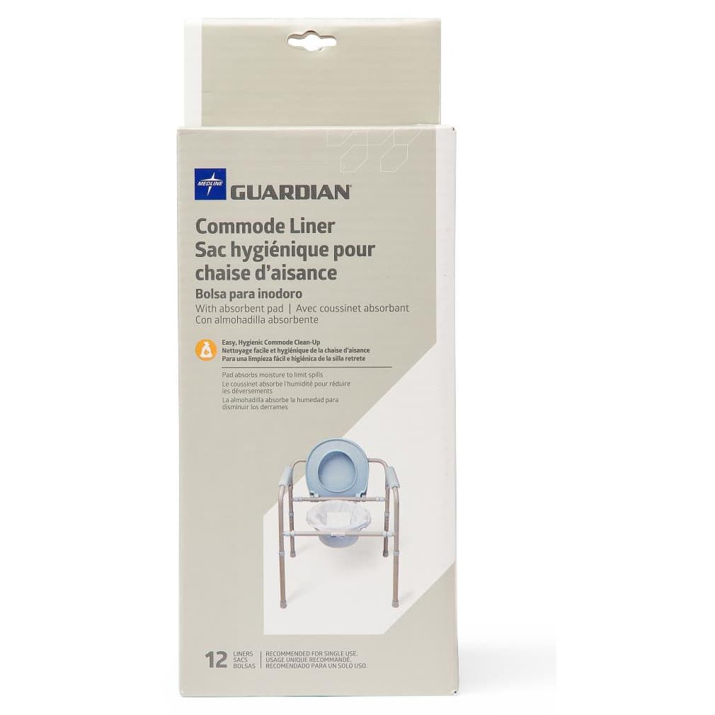 Medline Commode Liners with Dispenser Cutout - Case of 6 - Image 2