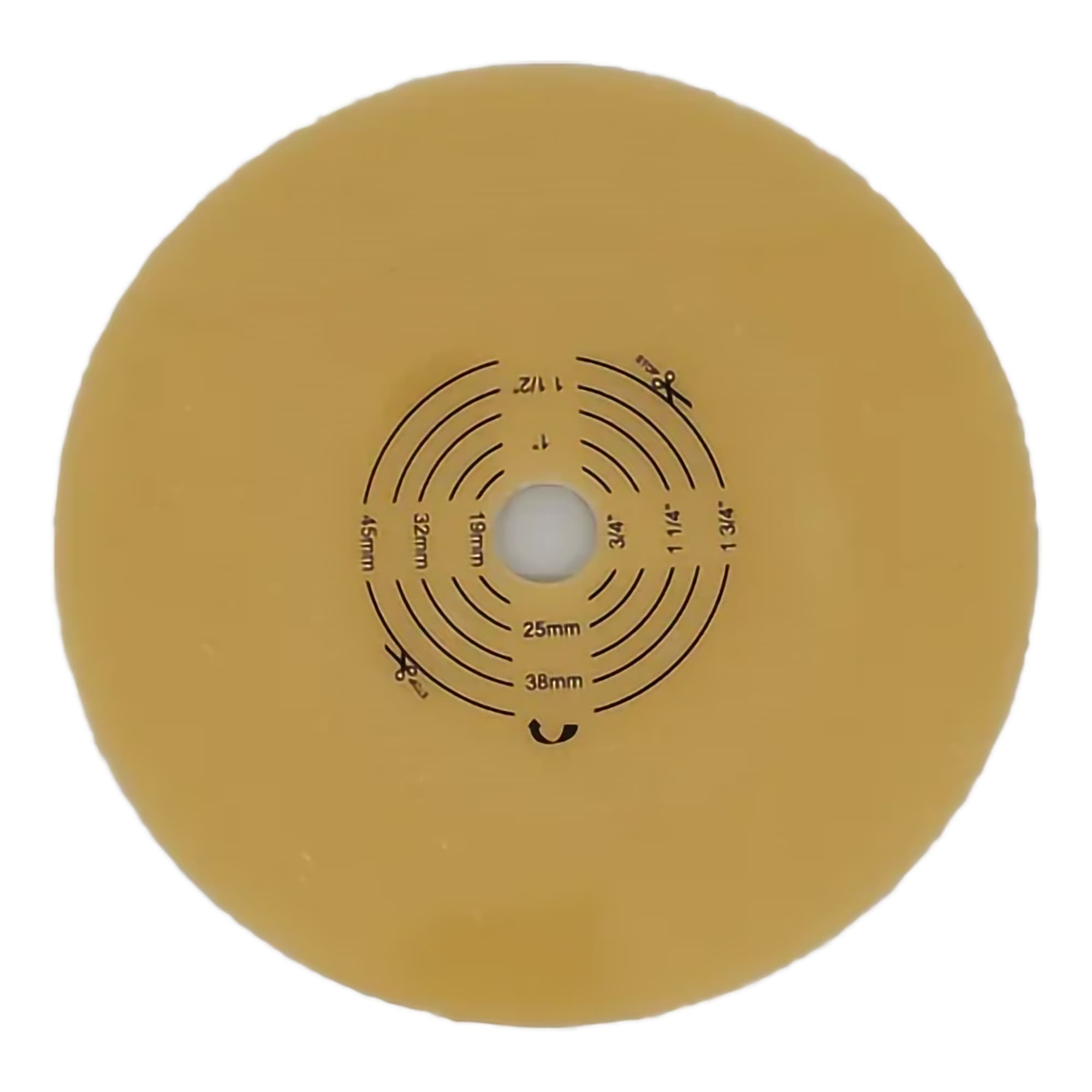 Safe N Simple 5" Extended Wear Cut-to-Fit 2-Piece Round Wafer with Solid Hydrocolloid - Image 2