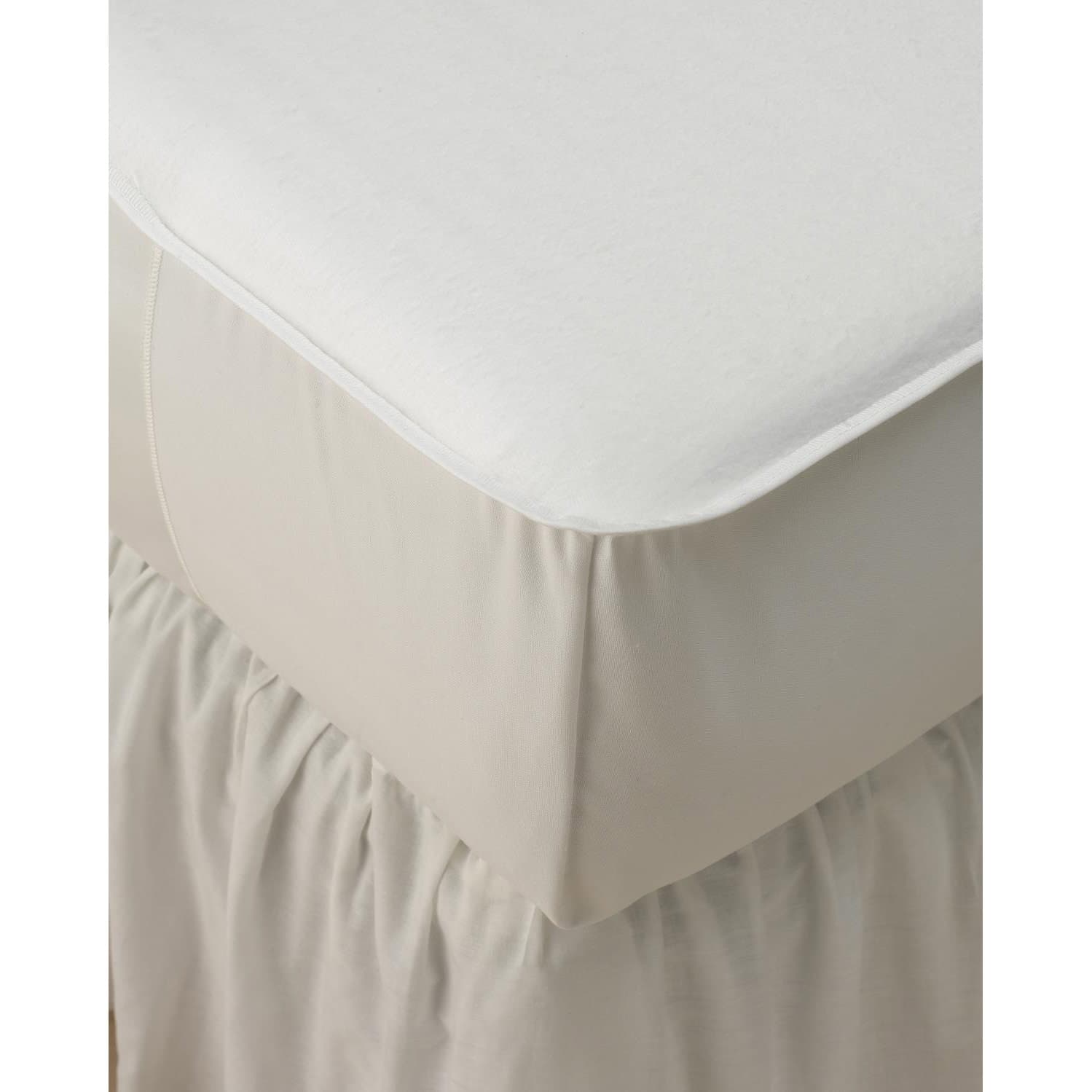 Medline Bleached Blended Mattress Pad, 17" × 18" - Dozen of 12 - Image 2