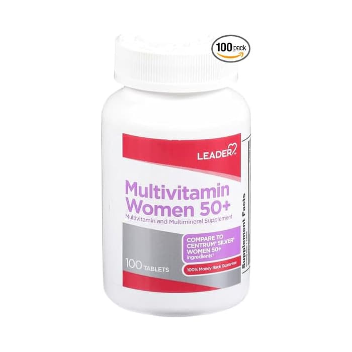 Leader Women's 50+ Multivitamin Tablets - Bottle of 100 - Image 1