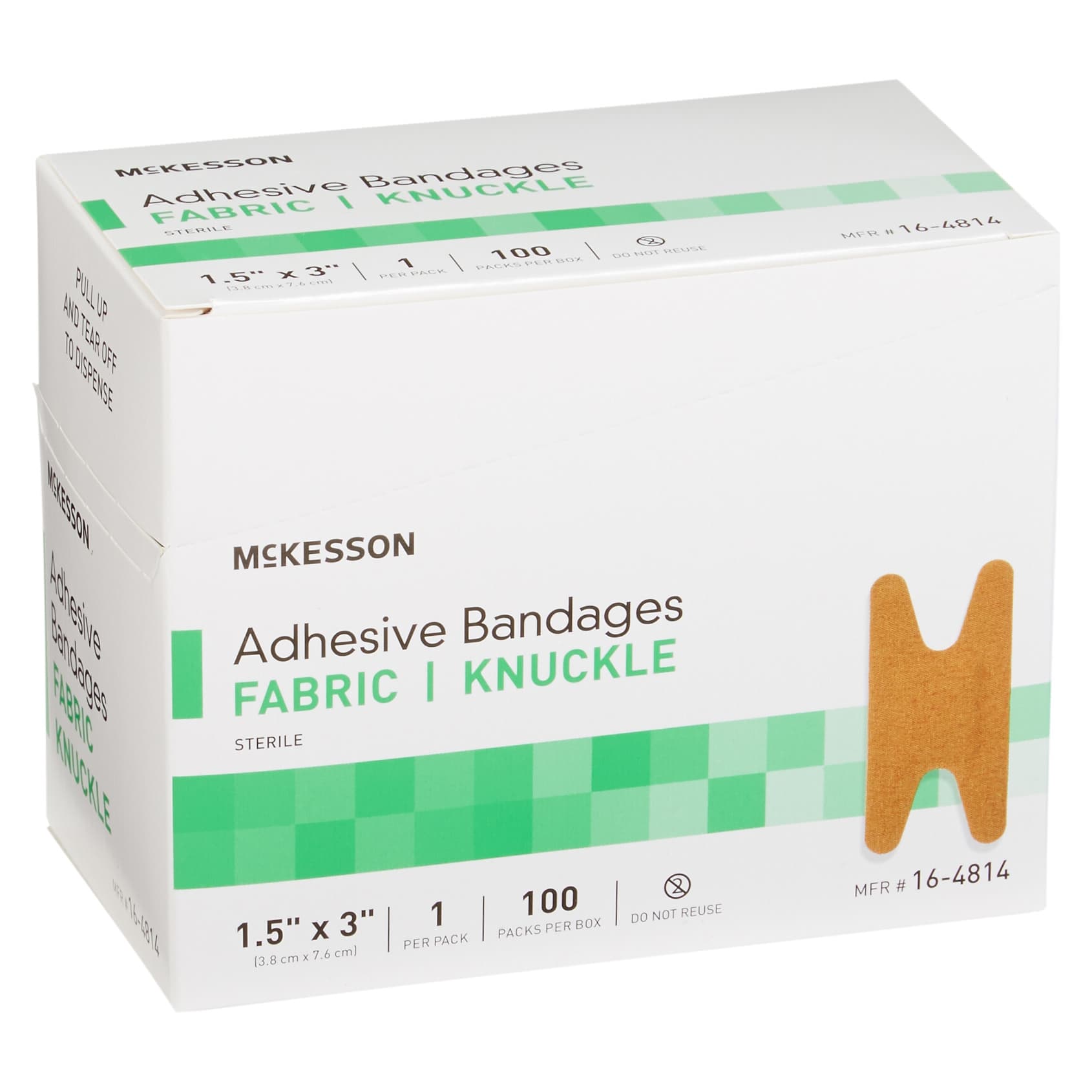 McKesson Fabric Knuckle Strip Adhesive Bandage - Image 6