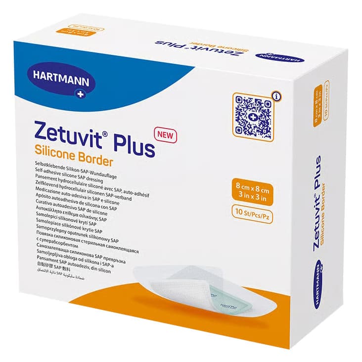 Zetuvit Plus Silicone Border Super Absorbent Dressing - Image 2
