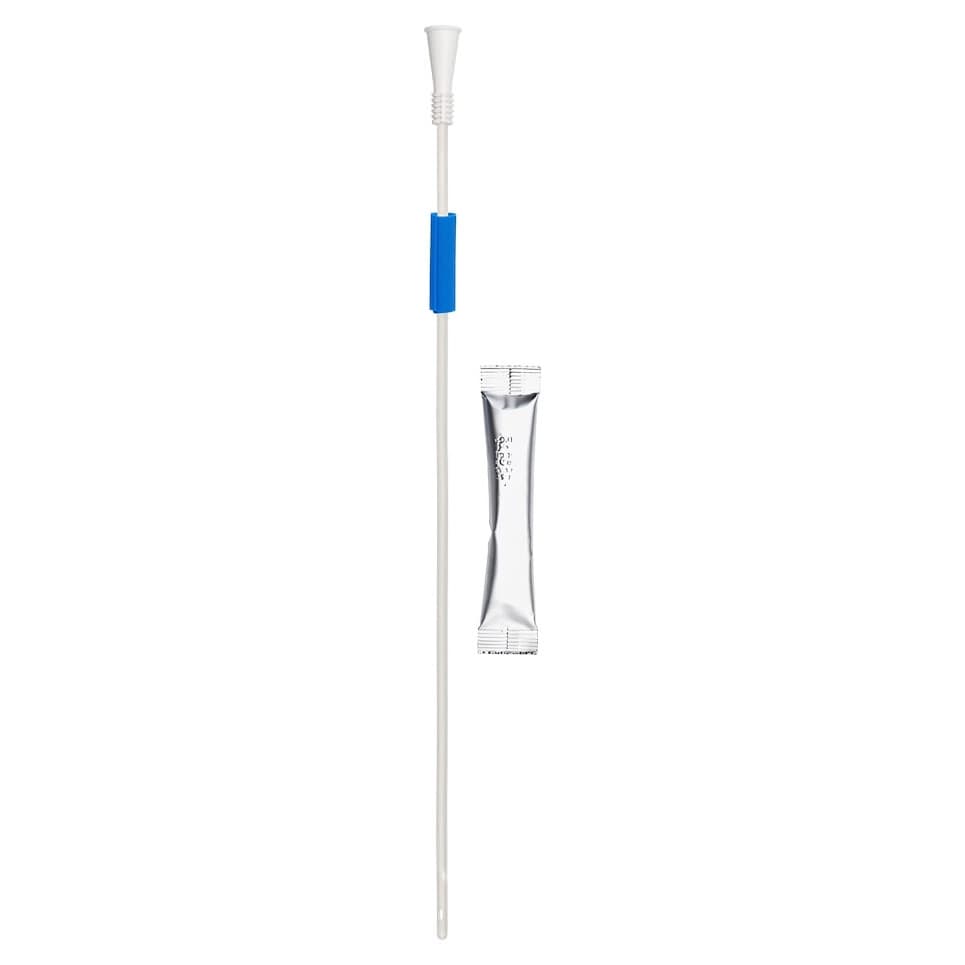SimPro Now Hydrophilic Urethral Catheter, 12 Fr, 8" - Box of 30 - Image 1