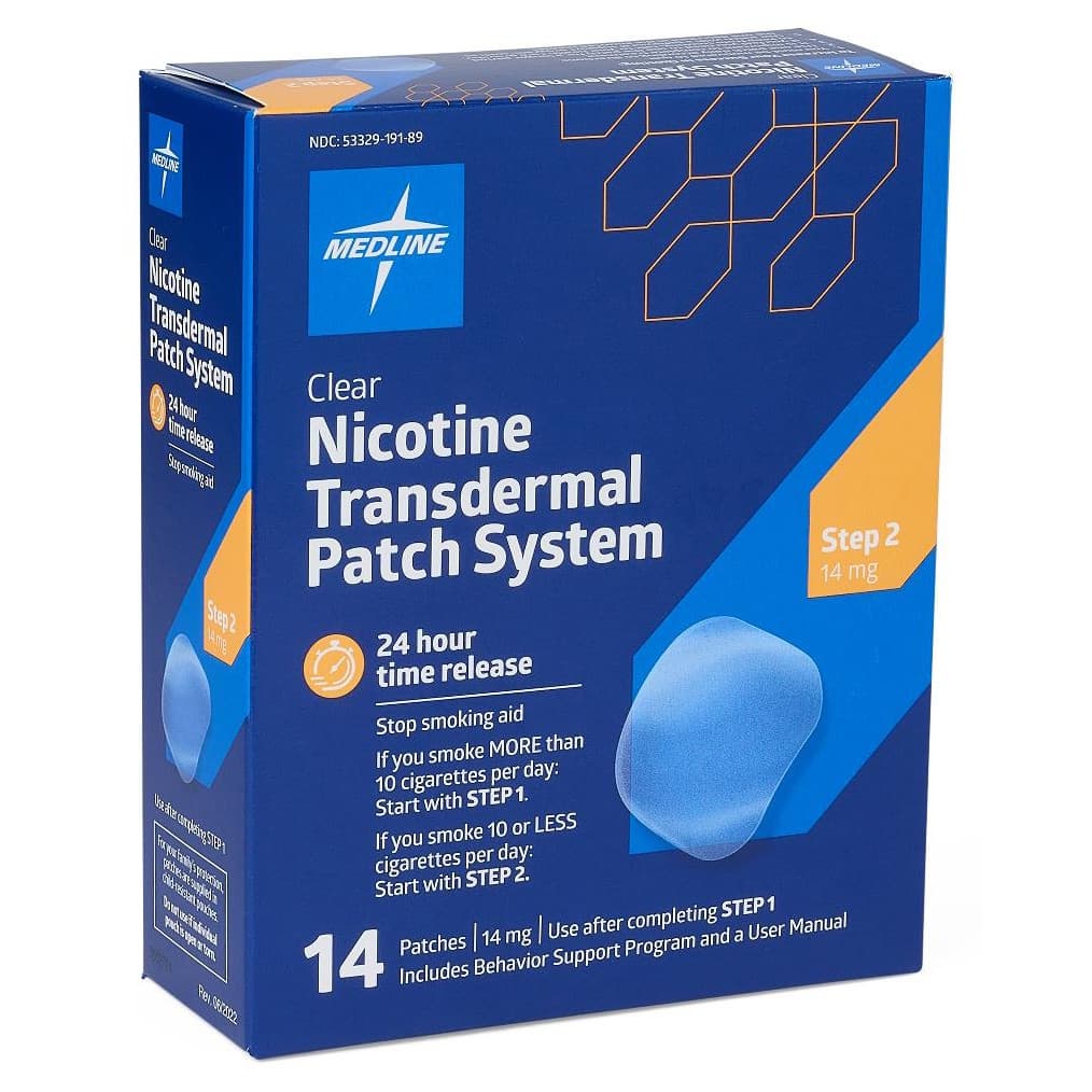 Medline Clear Nicotine Transdermal Patch System - Image 2