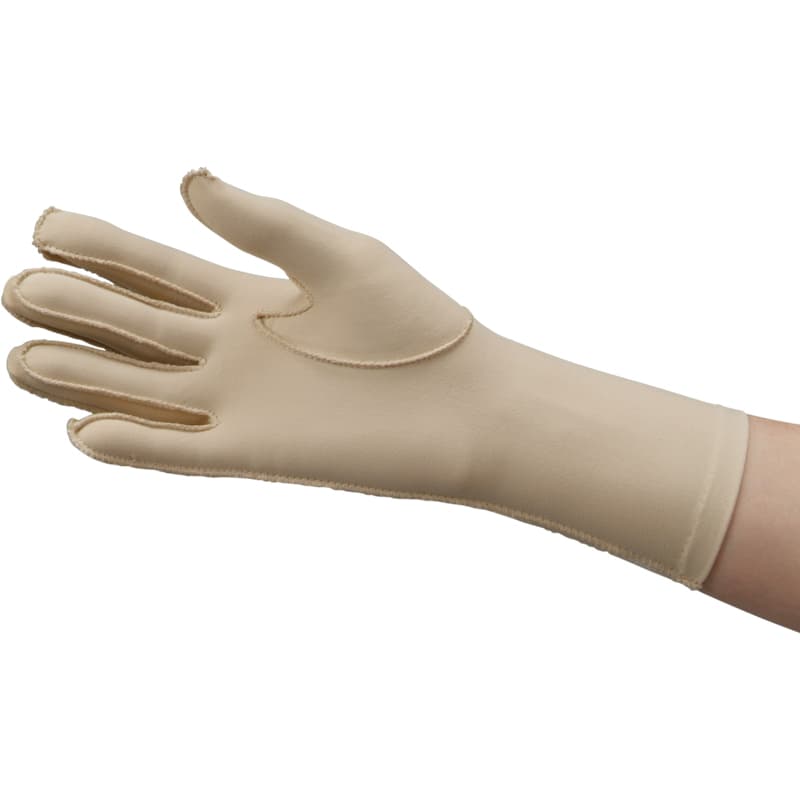 DeRoyal Edema Compression Gloves Over Wrist, Champagne - Image 2