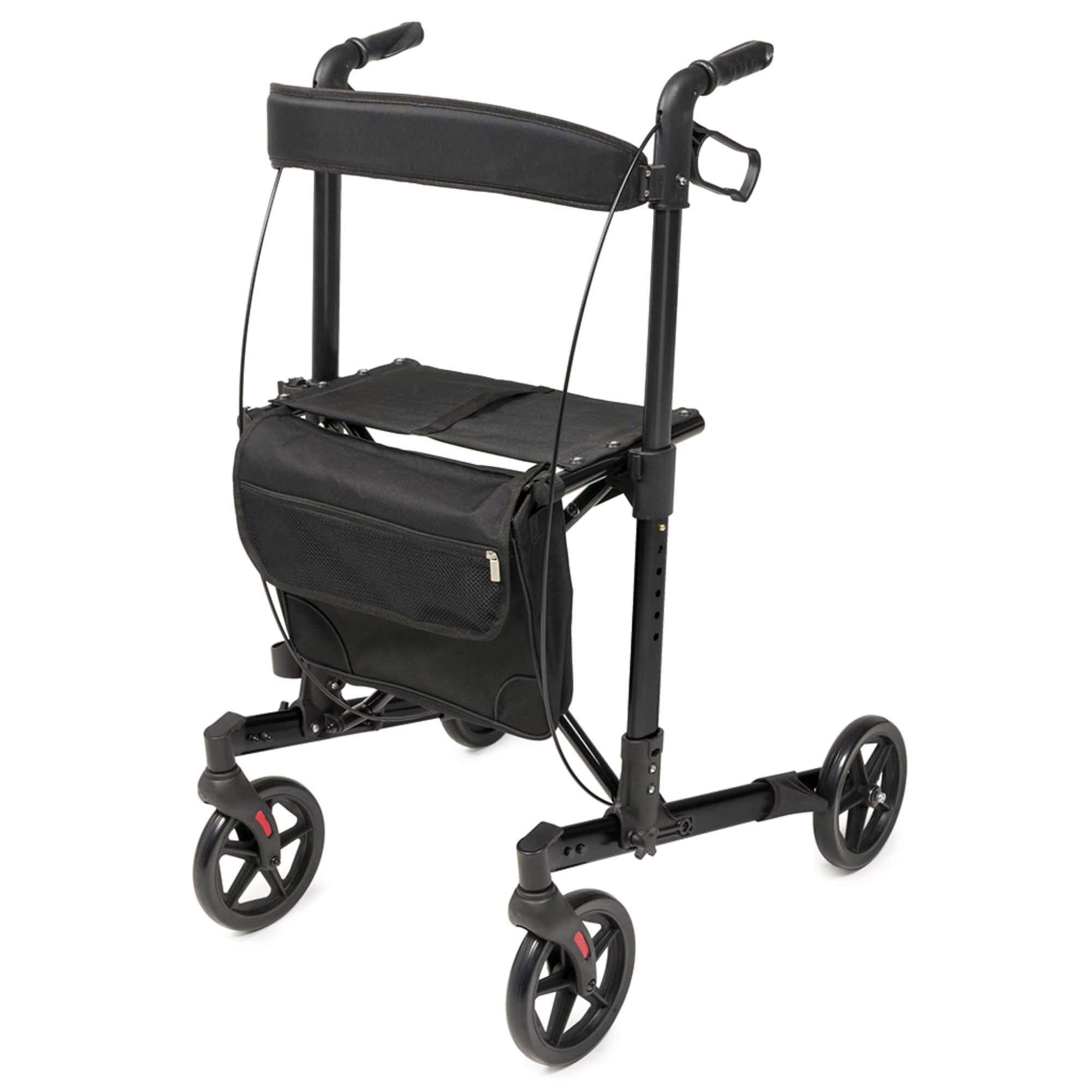 Lumex Walkabout Allura LX Rollators, Black - Each - Image 1