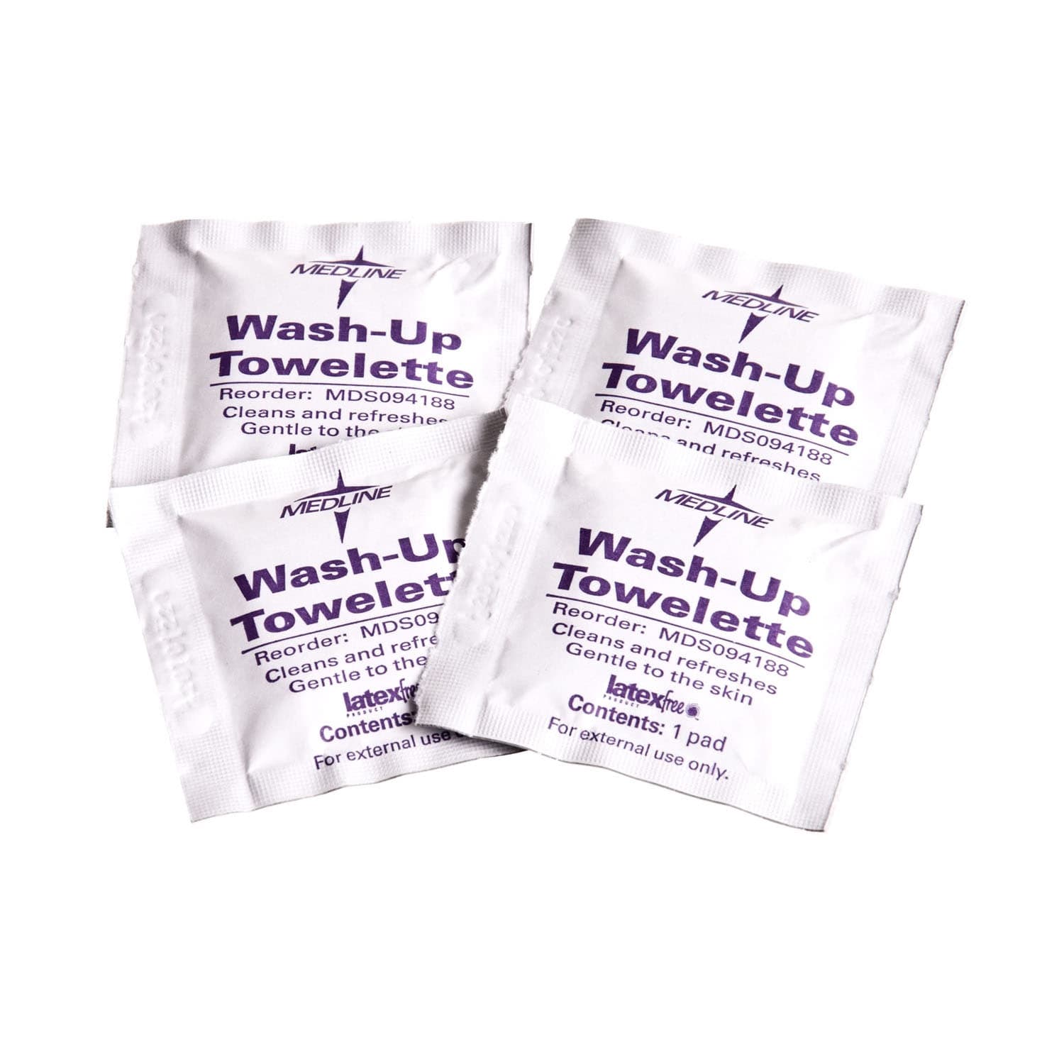 Medline Antiseptic and Cleansing Towelettes, 5 x 7 Inch - Image 1