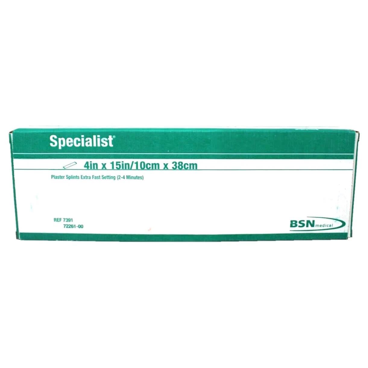 Specialist X-Fast White Plaster Splint, 4 X 15 Inch - Image 1