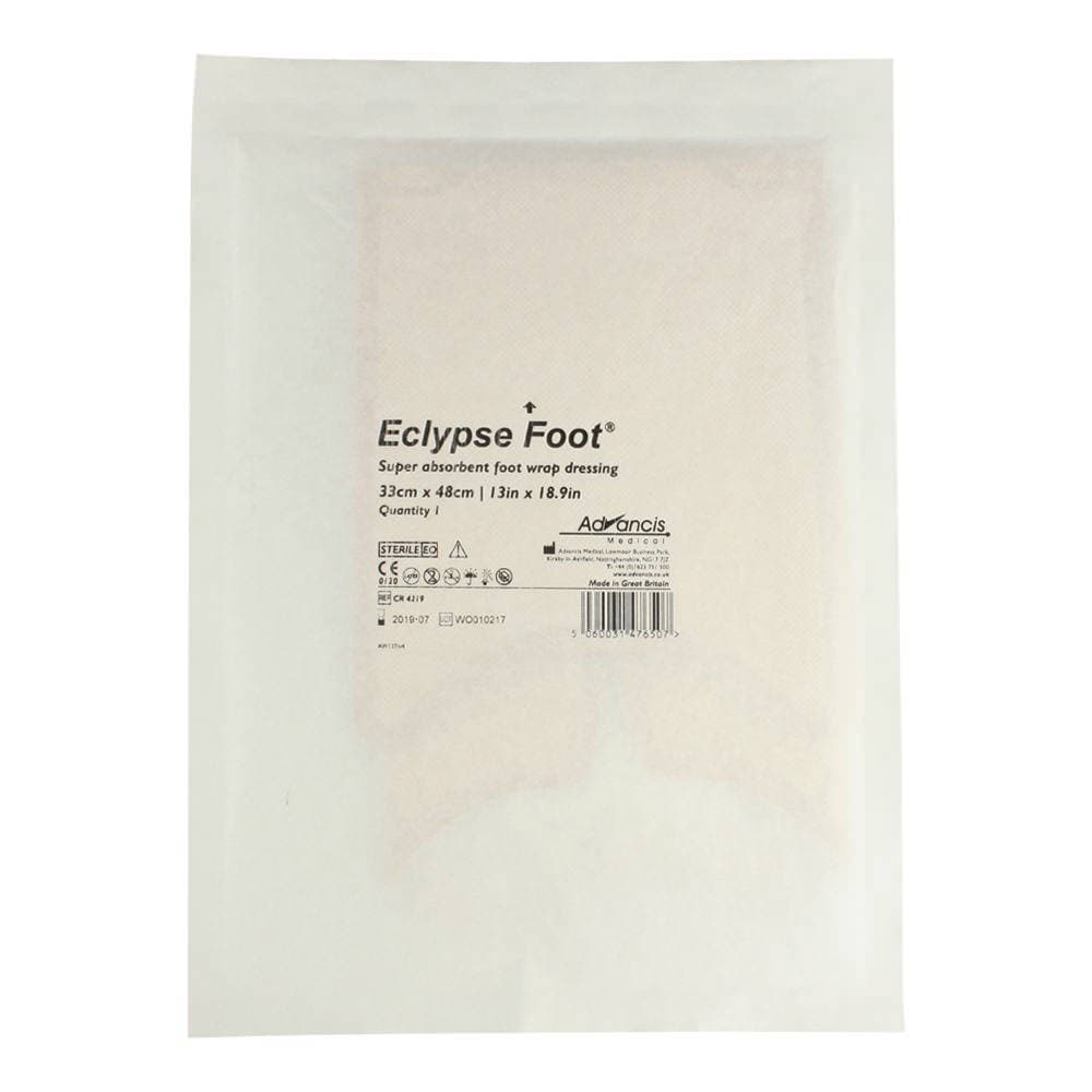 Eclypse Foot Super Absorbent Wound Dressing, 13 x 19 Inch - Image 1