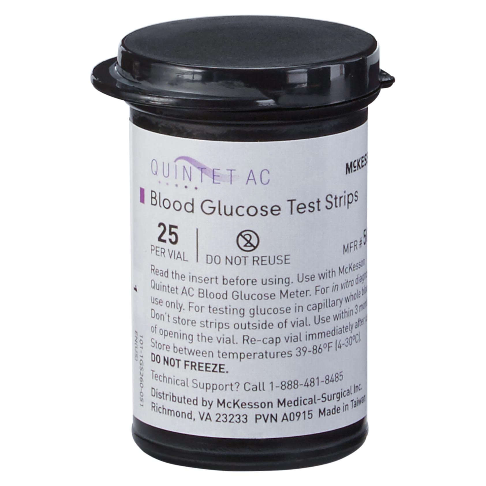 McKesson QUINTET AC Blood Glucose Test Strips - Image 3