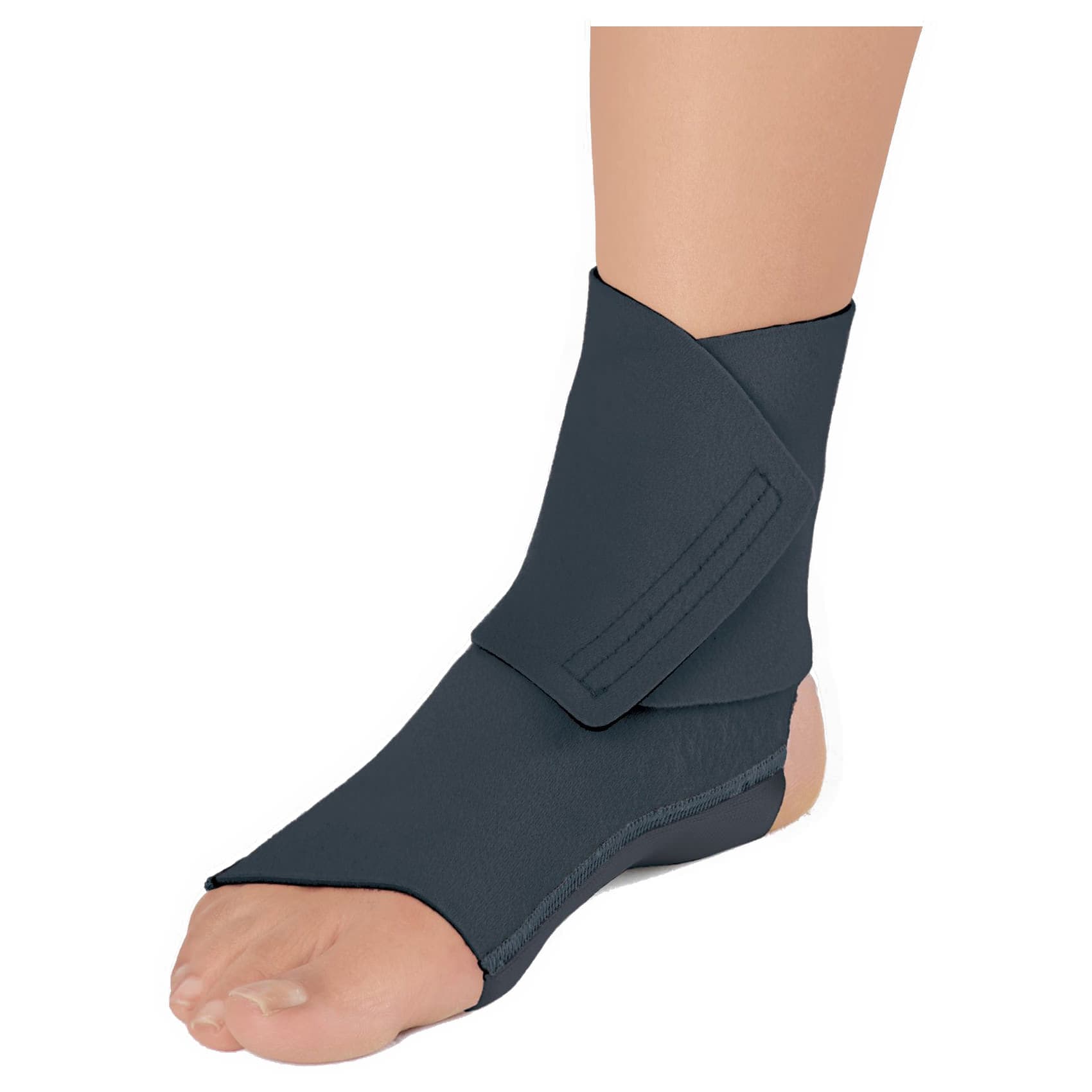ReadyWrap Foot SL Compression Wrap, Left, Regular, Medium, Black - Image 1
