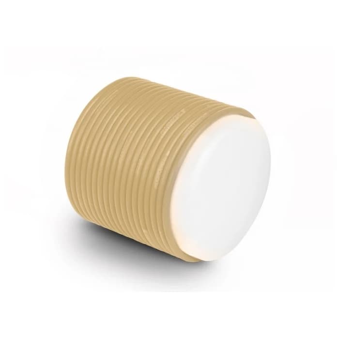 TheraBand Professional Resistance Tubing, Extra-Thin, Super Light, Tan, 25 ft - Image 1