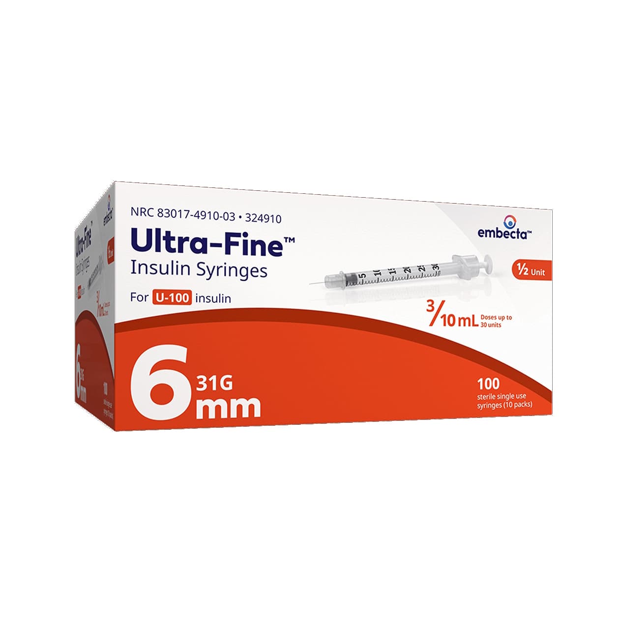 Embecta Ultra-Fine Insulin Syringes