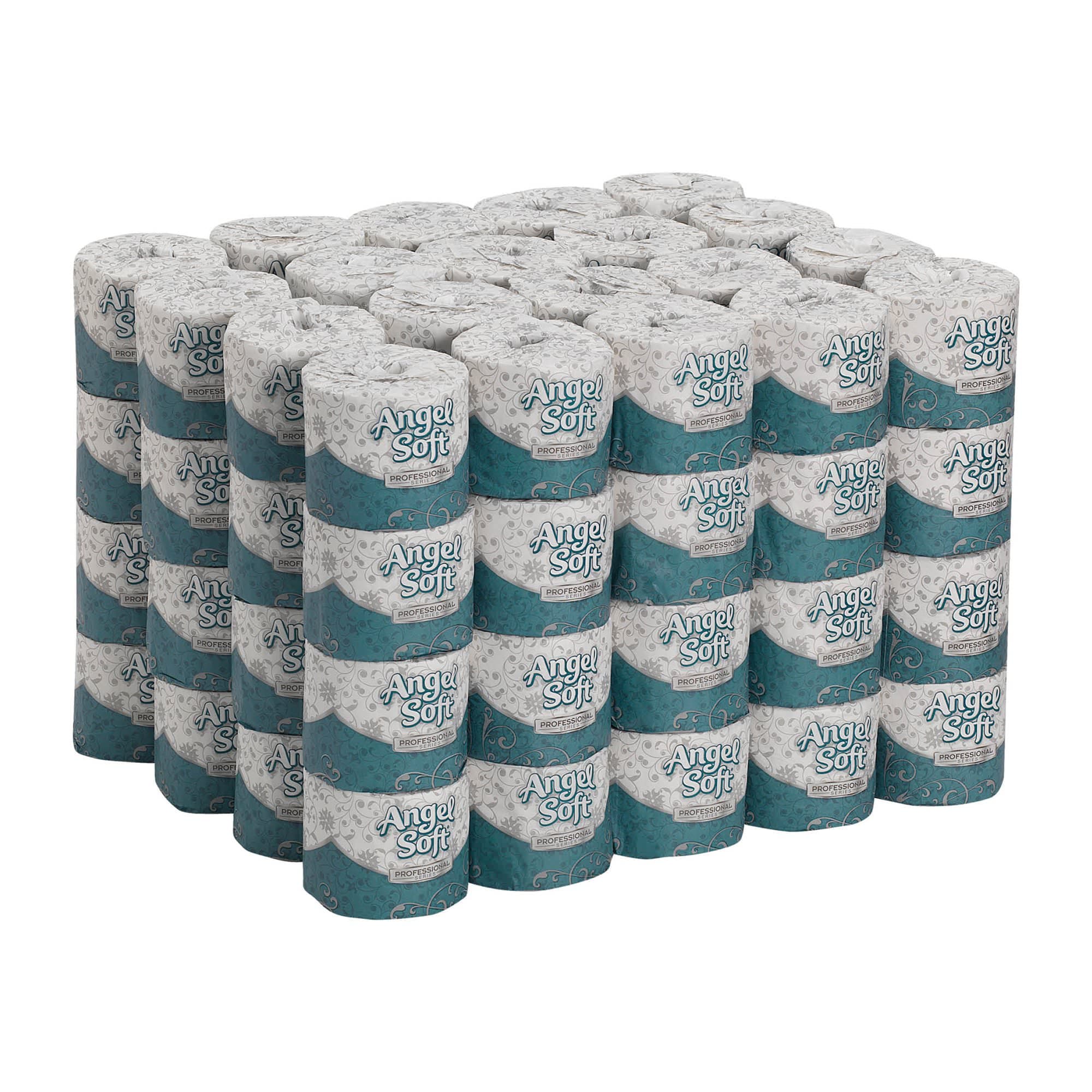 Angel Soft Professional Series Toilet Tissue White 2-Ply Standard Size Cored Roll - Image 3