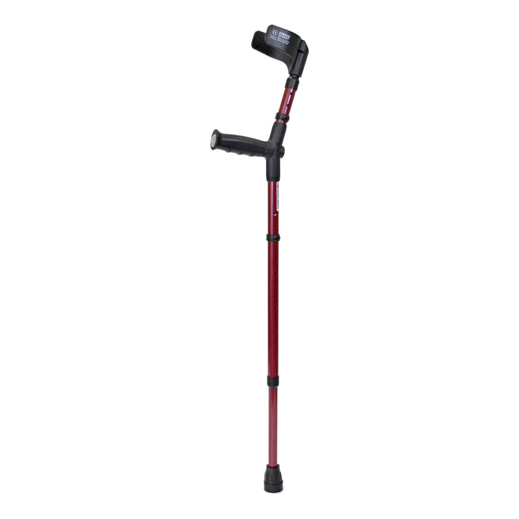 Walk Easy Adult forearm crutches with half cuff (Pair)