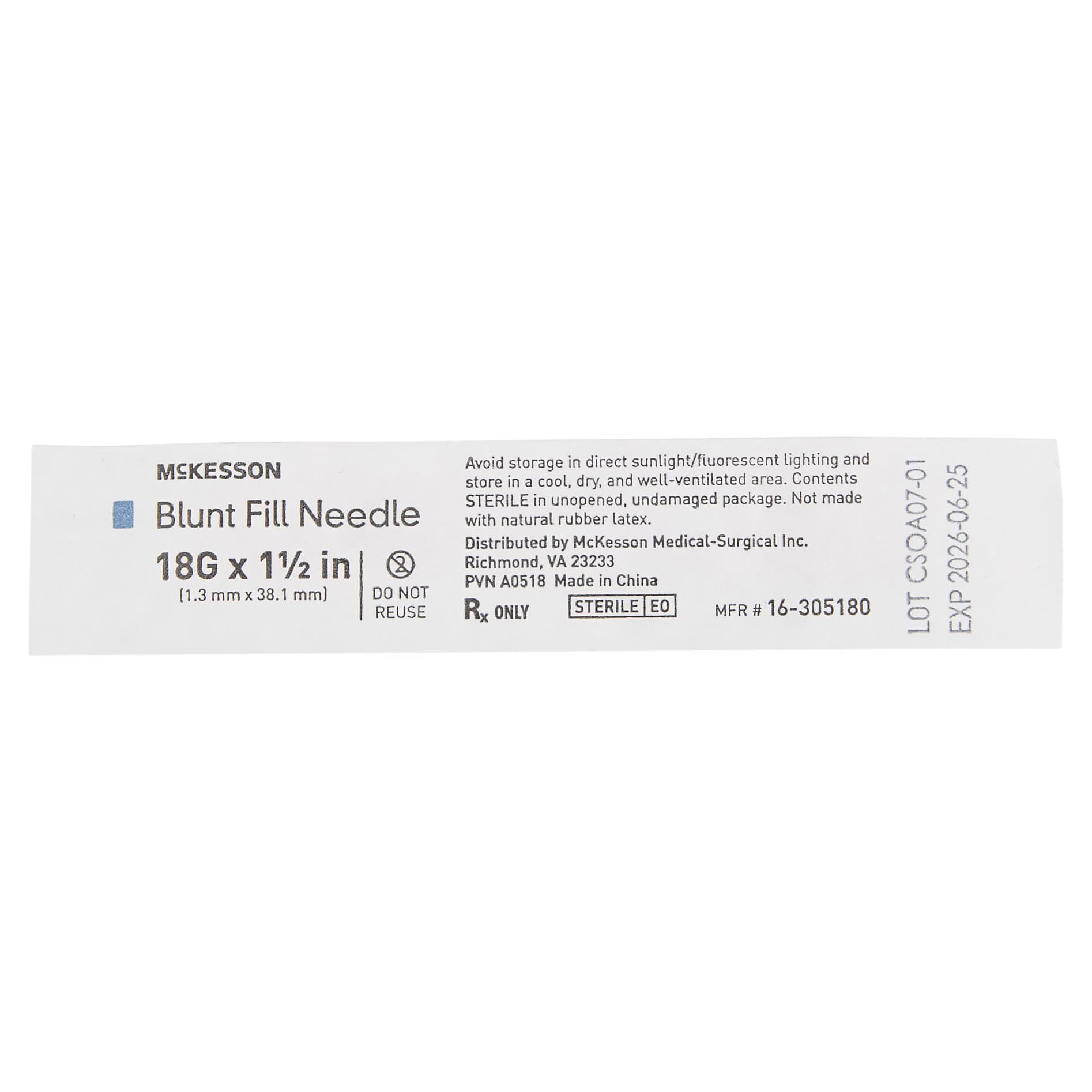 McKesson Blunt Fill Needles - Image 2