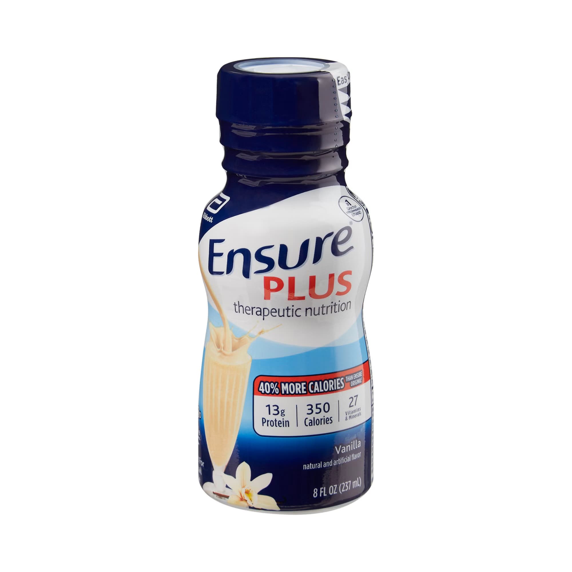 Ensure Plus Therapeutic Nutritional Shake, Vanilla, 8 Oz Bottle - Each - Image 1