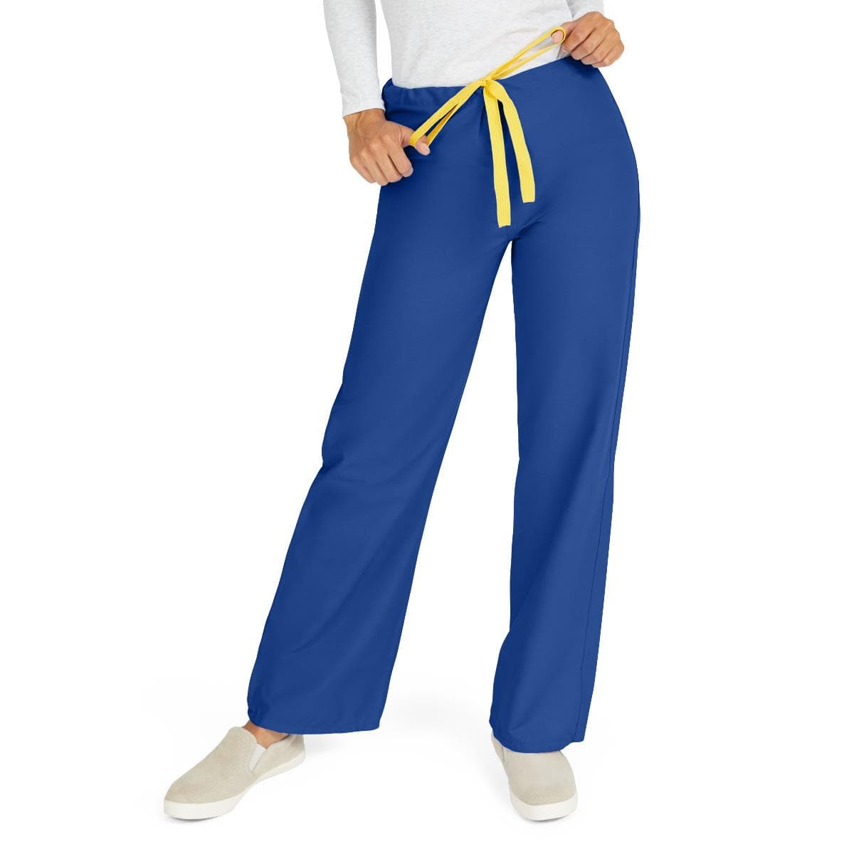 Medline AngelStat Unisex Reversible Scrub Pants, Sapphire, 2XLarge - Image 1