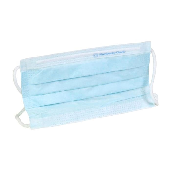 Kimberly Clark Prof Procedure Mask with Earloops, Pleat-style - Box of 50 - Image 1