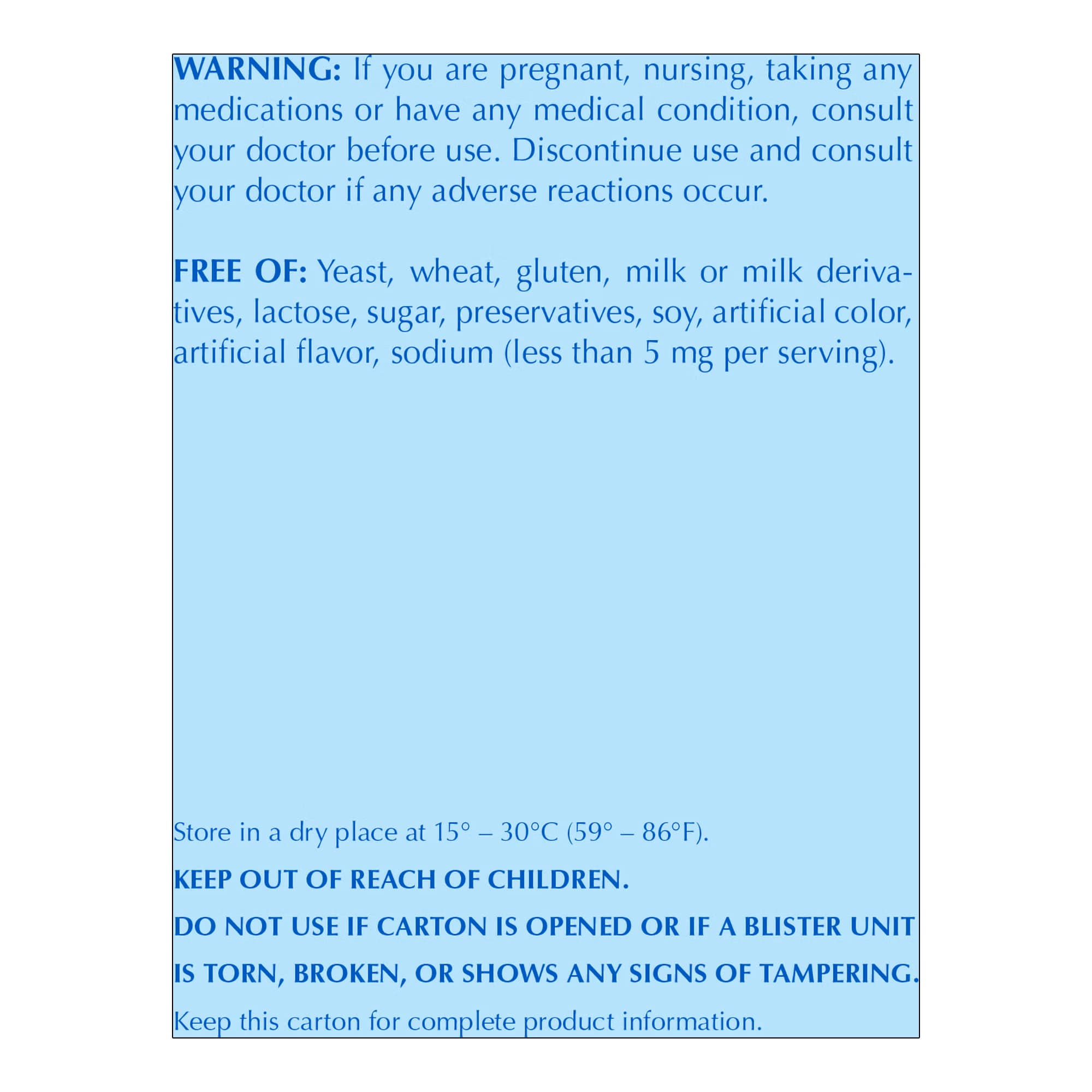 Major Zinc Sulphate Dietary Supplement Capsule, 200 mg - Box of 100 - Image 2