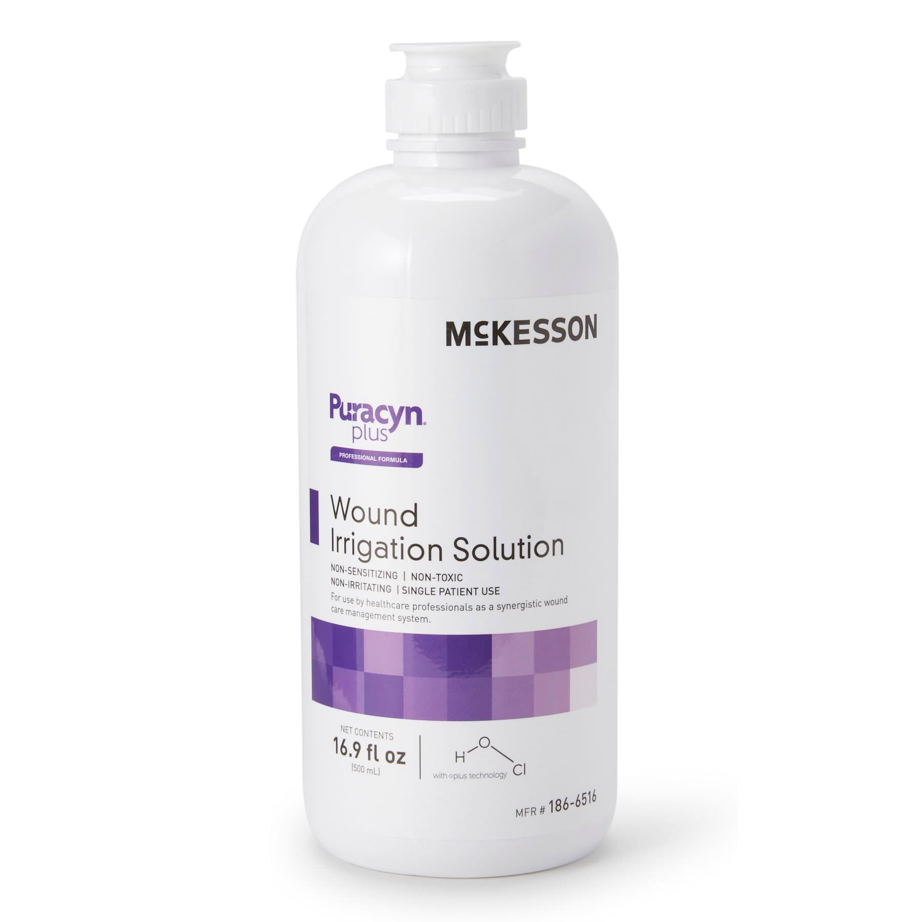 McKesson Puracyn Plus Professional Wound Cleanser NonSterile, Flip Top Bottle, 16.9 oz. - Each - Image 1