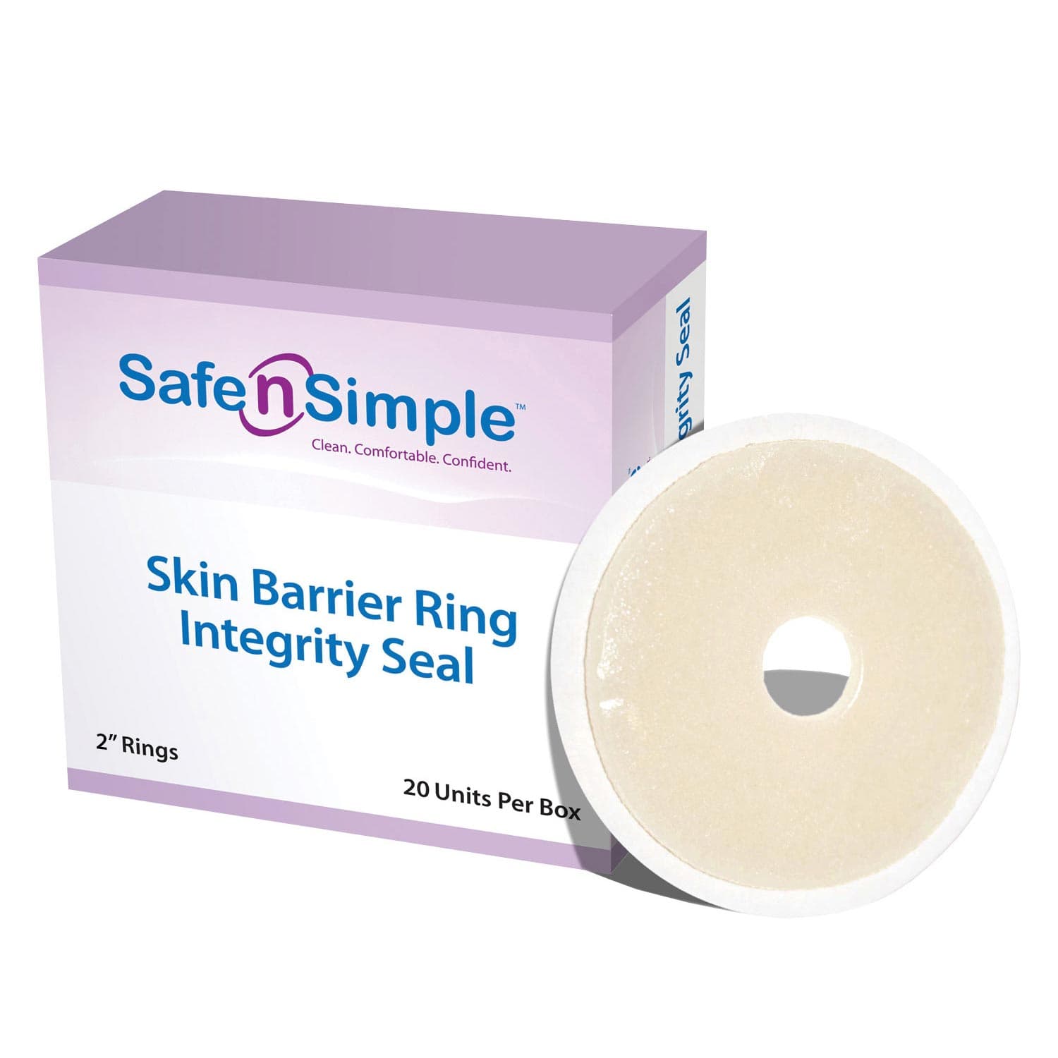 Safe n' Simple Integrity Skin Barrier Ring - Case of 160 - Image 1