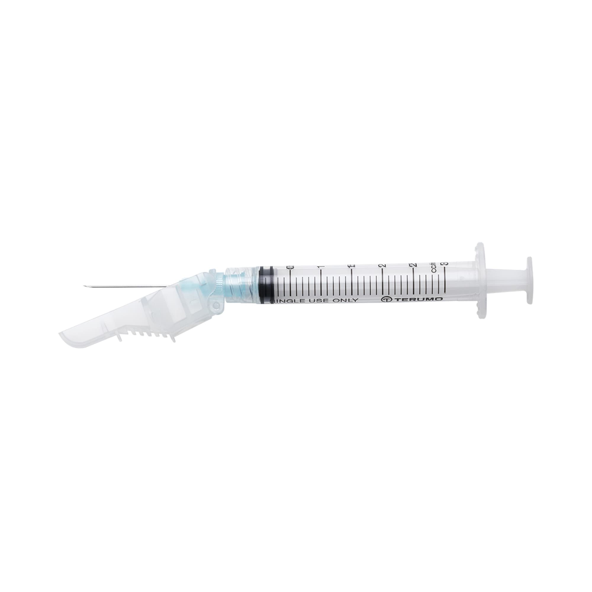 Terumo Surguard3 Syringe with Safety Needles Needle 3cc, 23G x 1" - Case of 400 - Image 1
