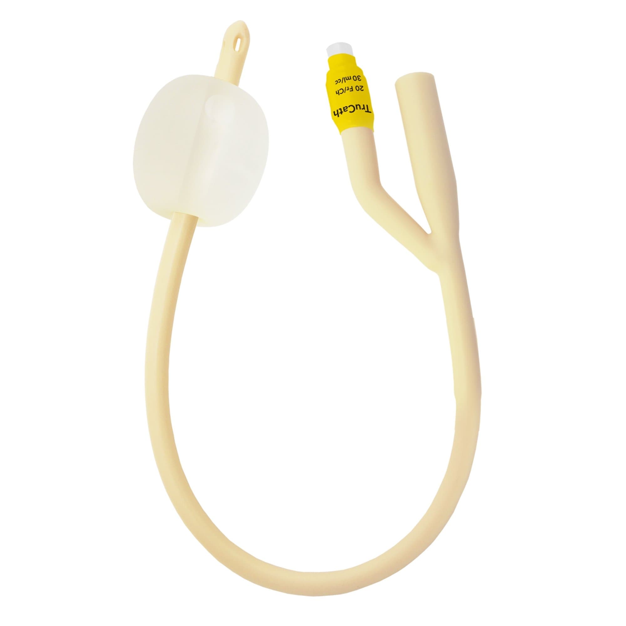 TruCath Silicone-Elastomer Coated Latex 2-Way Foley Catheter, Standard Tip - Image 4