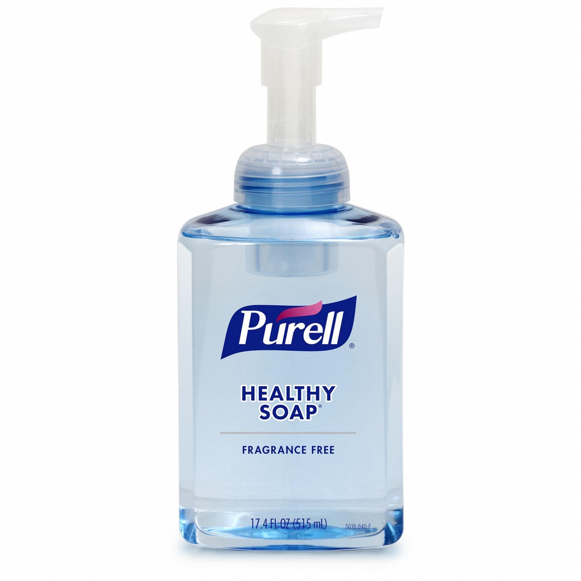 Purell Healthy Soap Gentle and Free Foam, Unscented, 17.4 oz - Case of 4 - Image 1