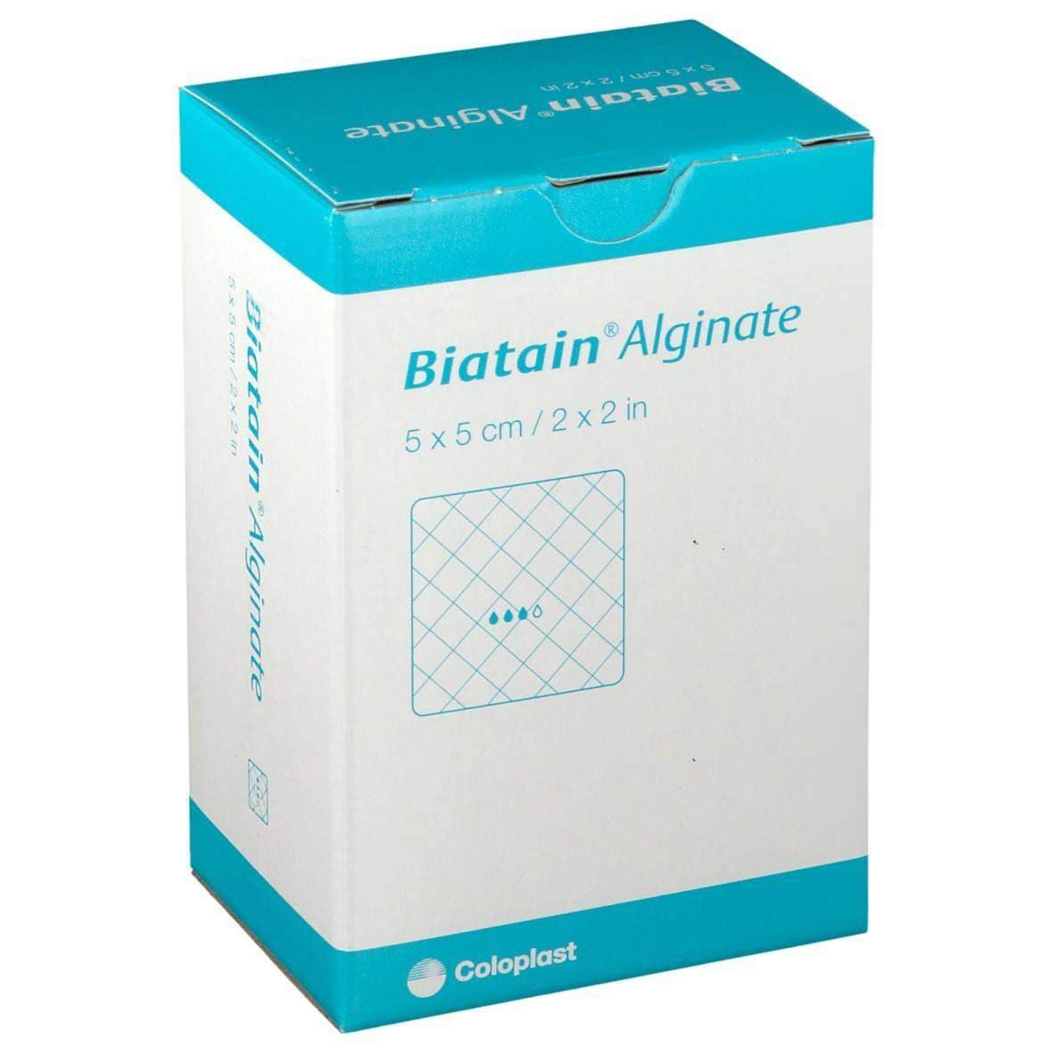 Biatain Soft Alginate Dressing, Sterile, 2" x 2" - Box of 30 - Image 1