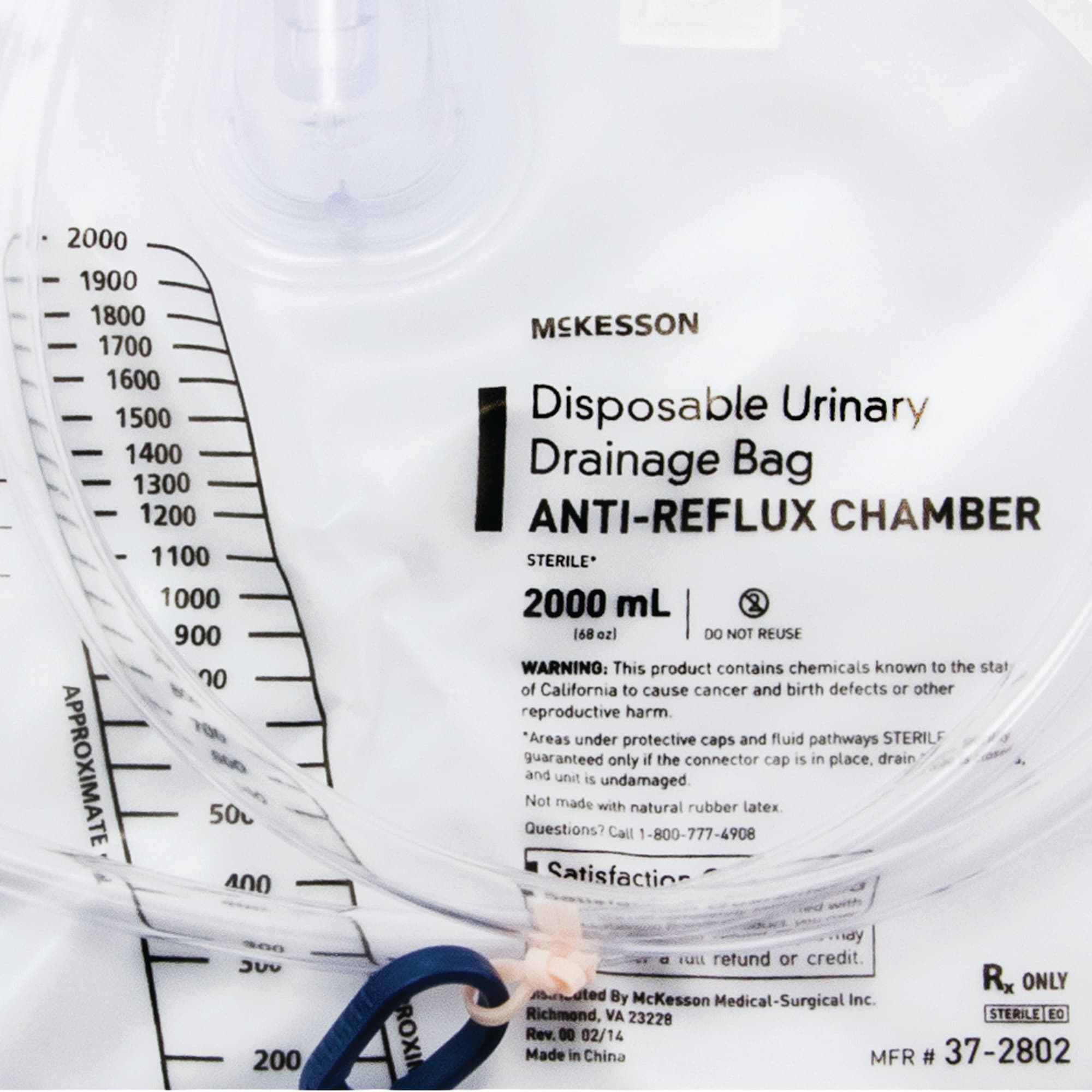 McKesson Vinyl Urinary Drain Bag - Image 2