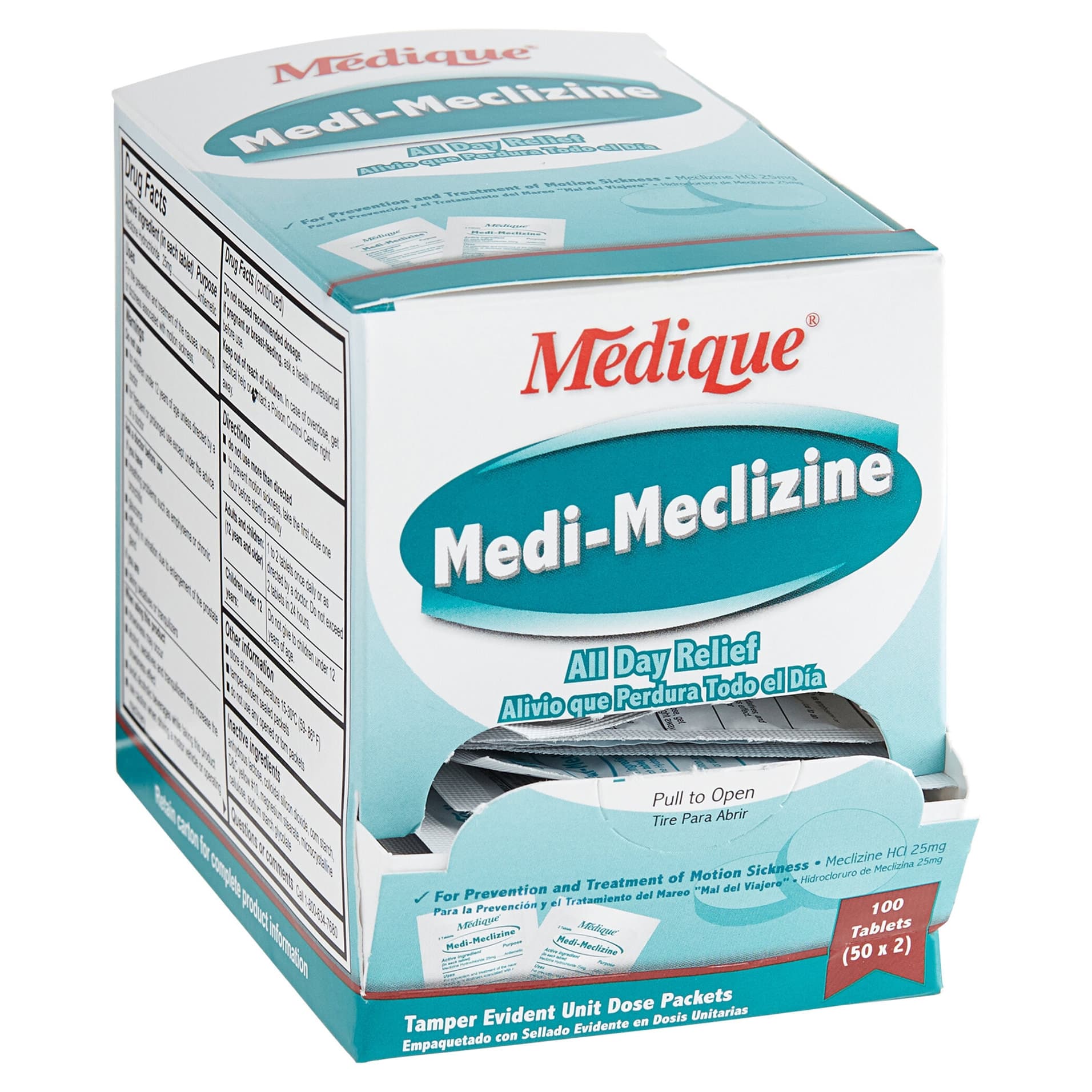 Medi-Meclizine Nausea Relief Tablet - Box of 50 - Image 2