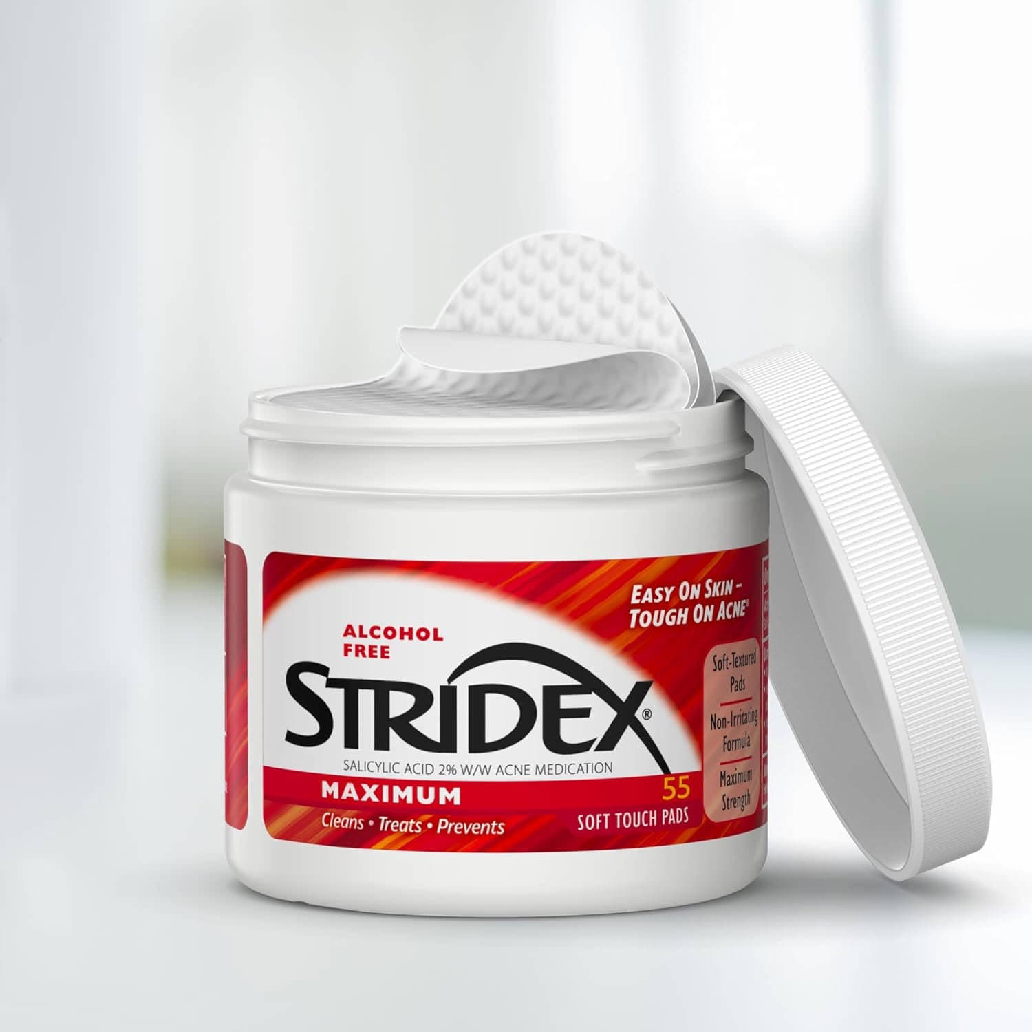 Stridex Maximum Acne Treatment Pads - Box of 55 - Image 2