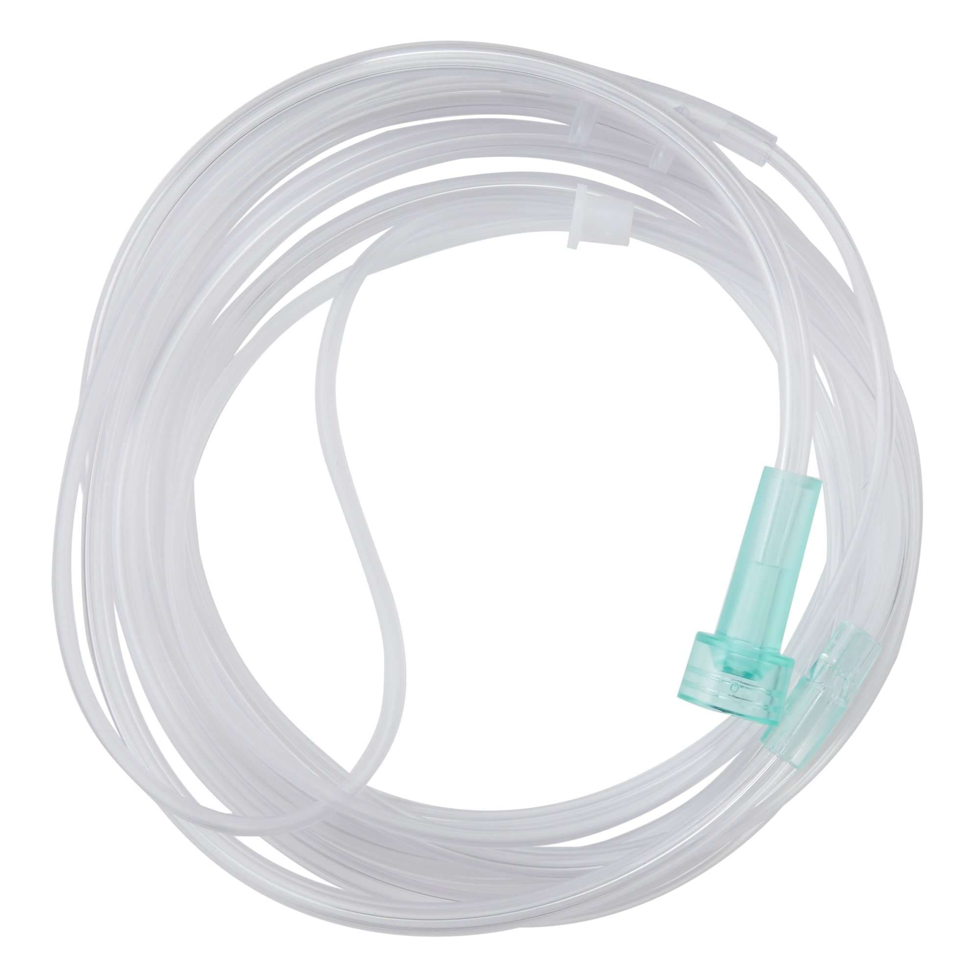 Airlife Standard Nasal Cannula with Non Flared tip And 7 Foot U-Connect-It Tubing - Case of 50 - Image 1