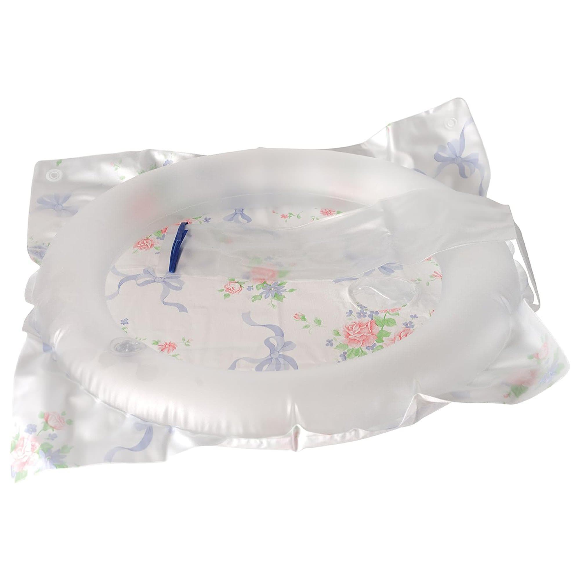 Lumex Inflatable Shampoo Basin, Floral, 22.5 X 23.5 - Each