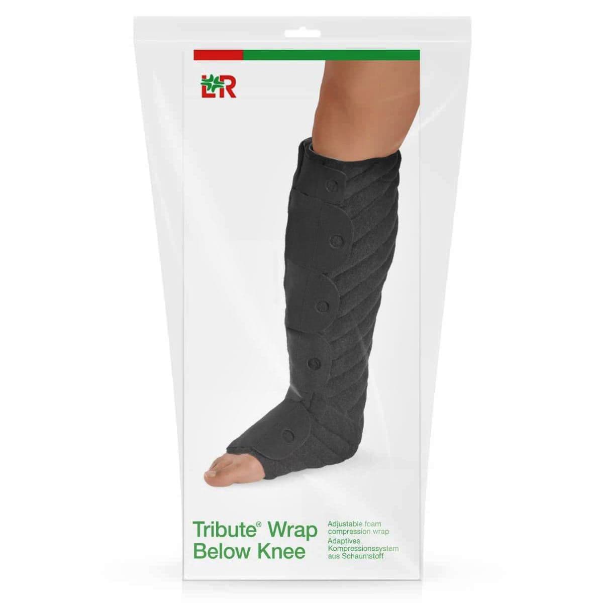 Tribute Below Knee Adjustable foam compression wrap, Right, Regular, Medium - Image 1
