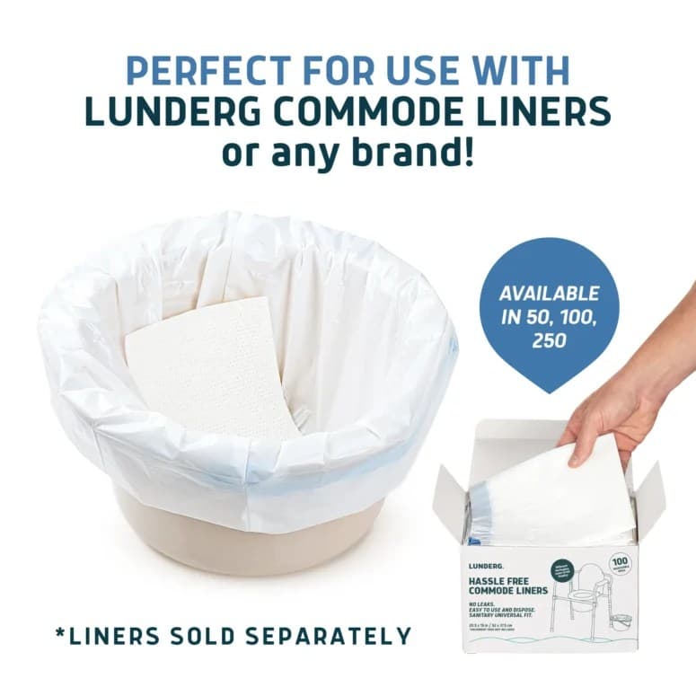 Lunderg Super Absorbent Commode Pads for Adults - Image 5