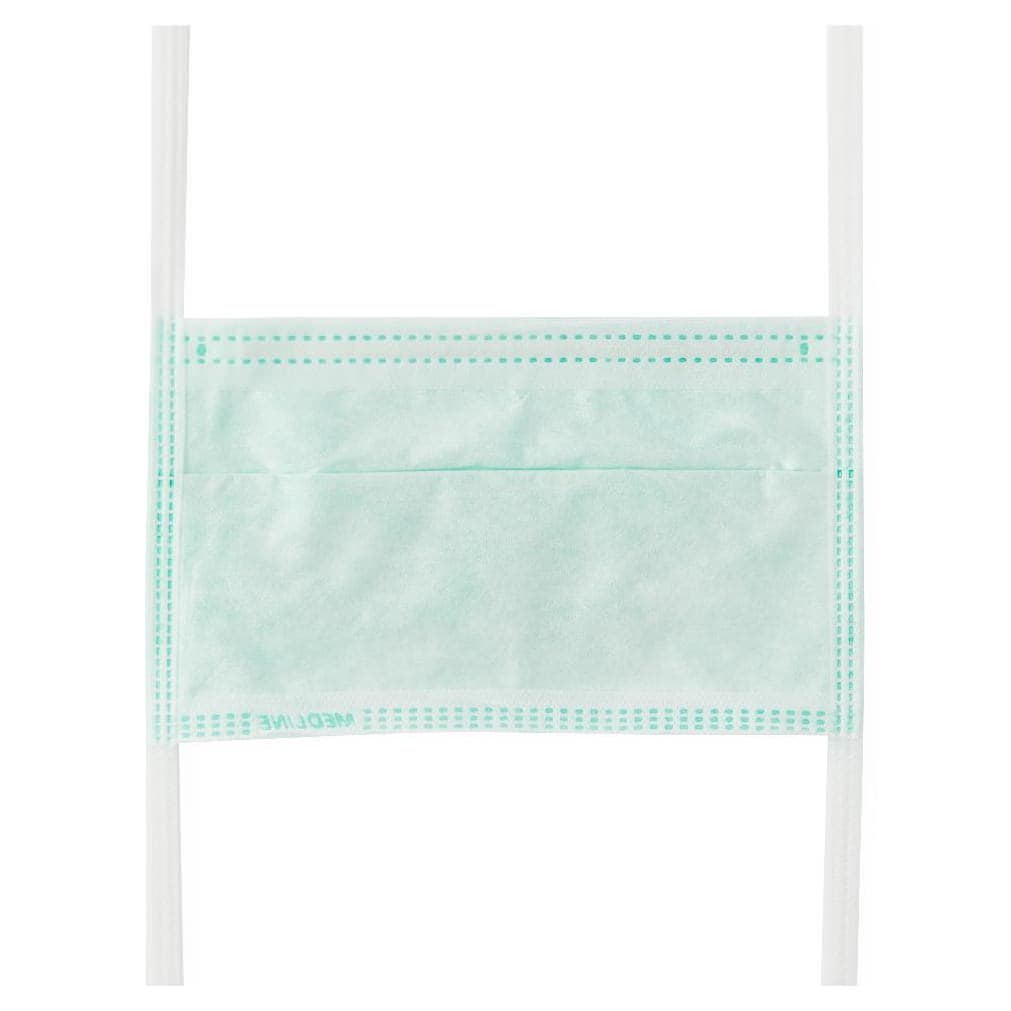 Medline ASTM Level 1 Duckbill Surgical Mask with Ties - Image 5