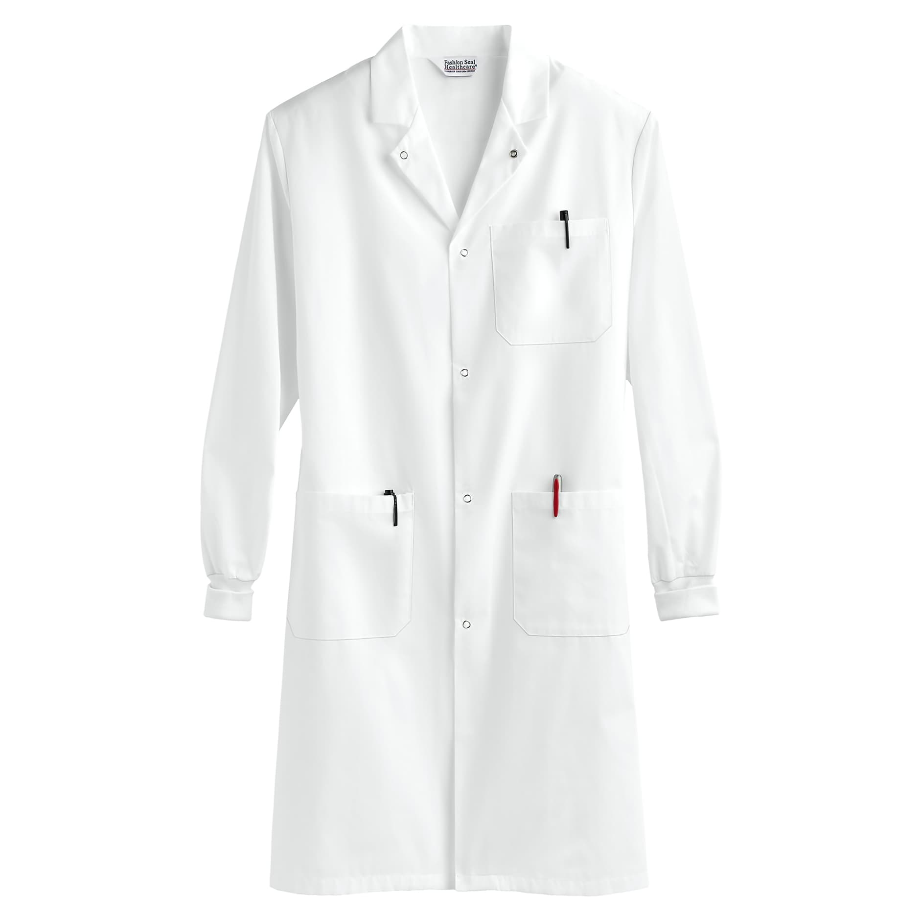Fashion Seal Uniforms Lab Coat, White, Medium - Image 1