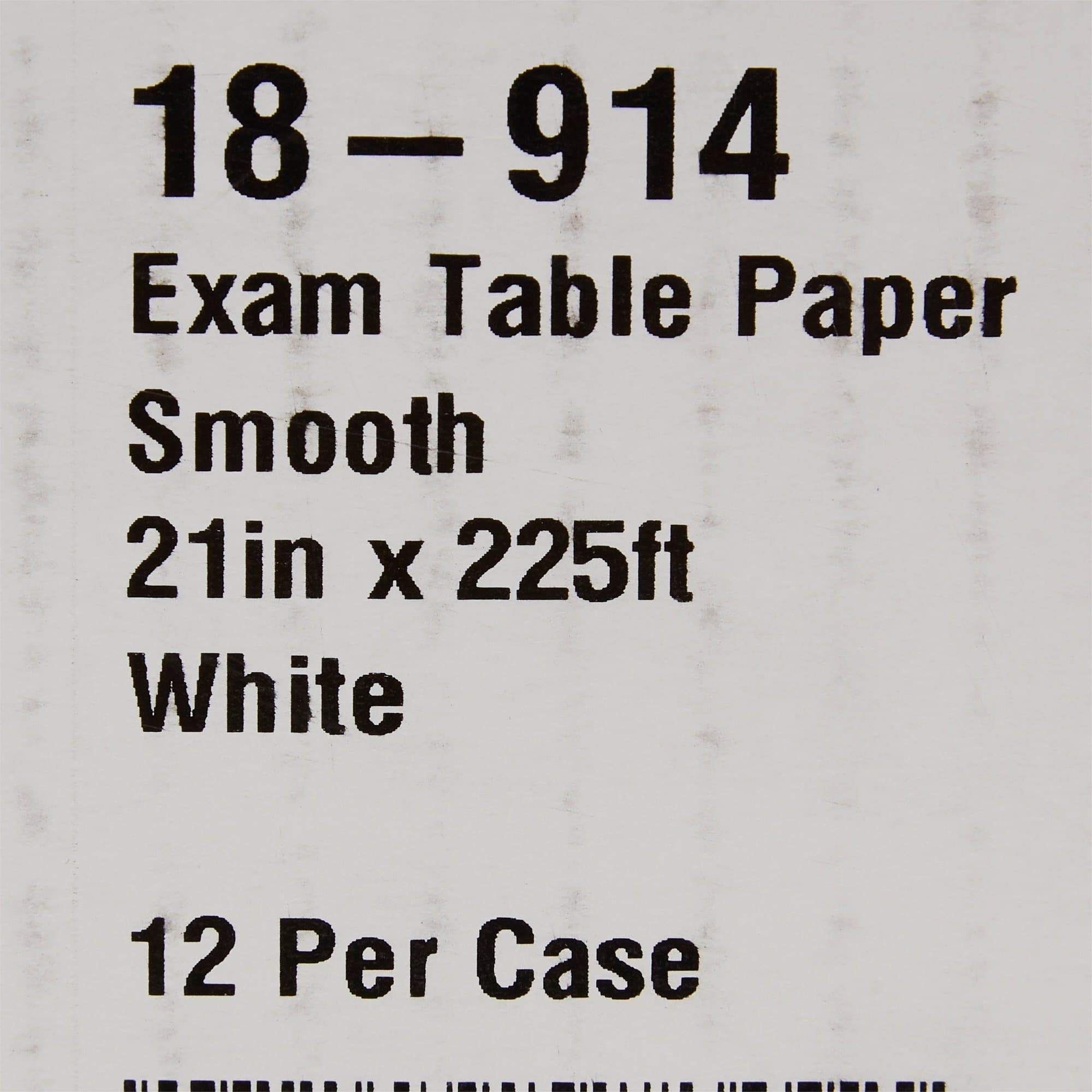 McKesson Smooth Table Paper White, 21 Inch x 225 Feet - Case of 12 - Image 4